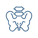 Hüftknochen-Icon